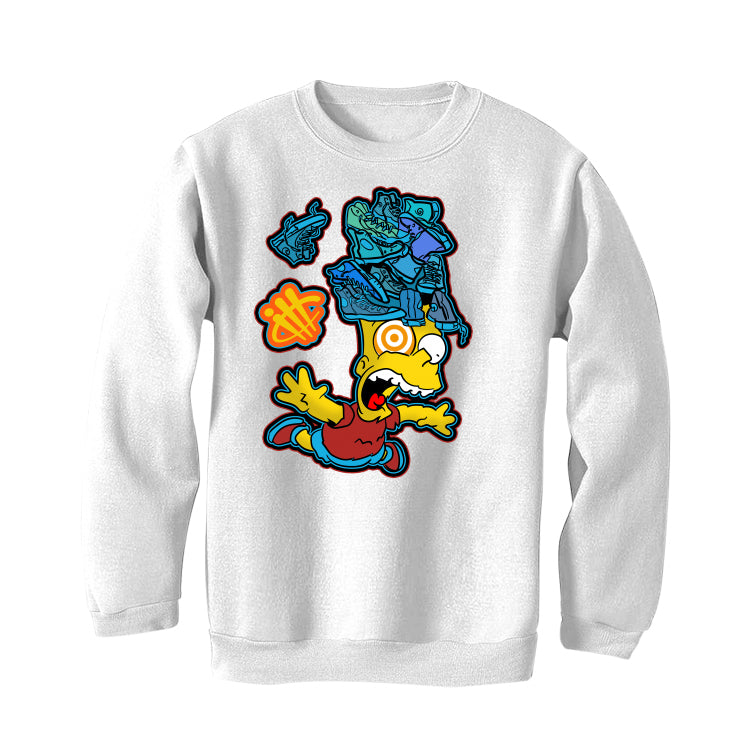 NIKE SB DUNK LOWS (Bart Simpson) | ILLCURRENCY White T-Shirt (FREE FALL)