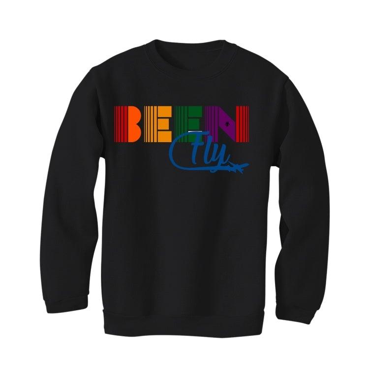 Air Jordan 2 wmns multicolor Black T-Shirt (Been Fly) - illCurrency Sneaker Matching Apparel