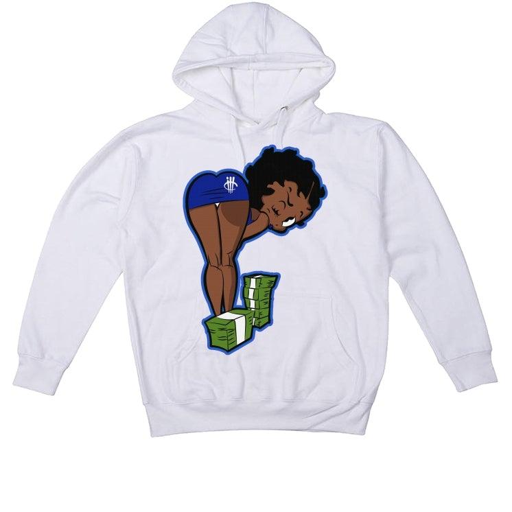 AIR JORDAN 14 “HYPER ROYAL” White T-Shirt (BOO) - illCurrency Sneaker Matching Apparel