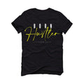 Air Jordan 4 “Lightning”2021 Black T-Shirt (Born Hustler) - illCurrency Sneaker Matching Apparel