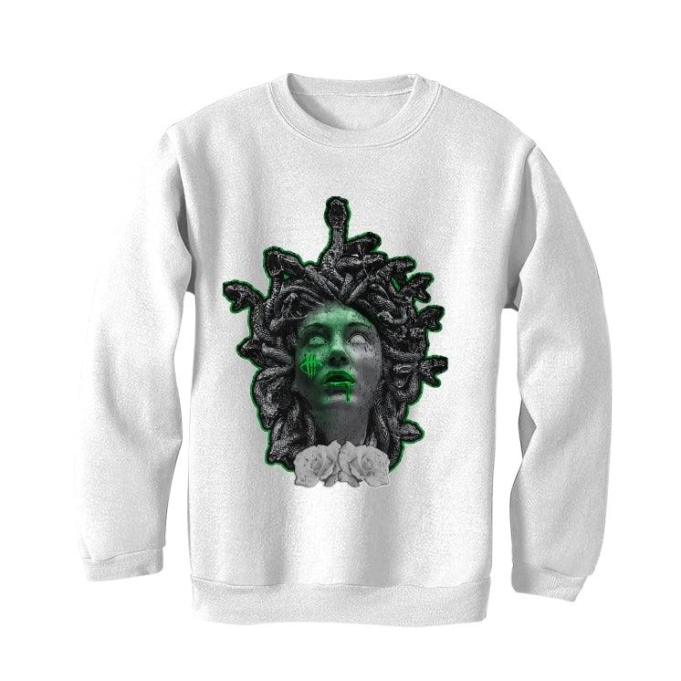 Air Jordan 4 (METALLIC PACK) GREEN 2020 White T-Shirt (illdussa) - illCurrency Sneaker Matching Apparel