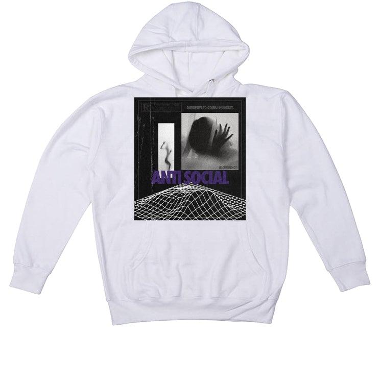 Air Jordan 13 “Court Purple” White T-Shirt (ANTI SOCIAL) - illCurrency Sneaker Matching Apparel