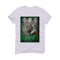 Air Jordan OG HIGH PINE GREEN 2020 White T-Shirt (BLESSED FORTUNE) - illCurrency Sneaker Matching Apparel