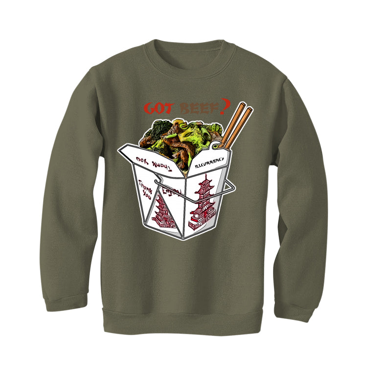 Air Jordan 9 Boot NRG “Beef and Broccoli” Military Green T-Shirt (Beef and Broccoli)