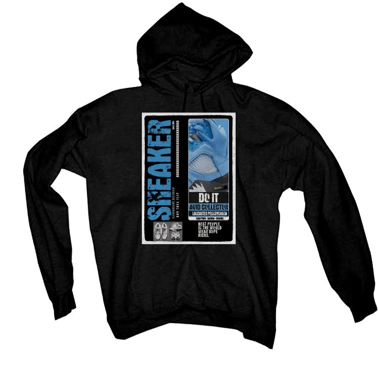 Air Jordan 5 “UNC” | illcurrency Black T-Shirt (SNEAKERS COLLECTOR)