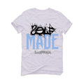 Air Jordan 4 UNC White T-Shirt (Self Made) - illCurrency Sneaker Matching Apparel