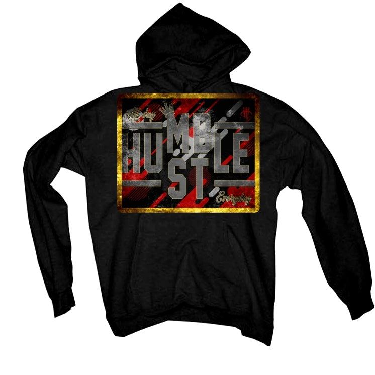 Air Jordan 12 Retro "Reverse Flu Game" Black T-Shirt (always hustle) - illCurrency Sneaker Matching Apparel