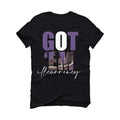A Ma Maniere x Air Jordan 4 SP "Violet Ore" Black T-Shirt (Got Em)