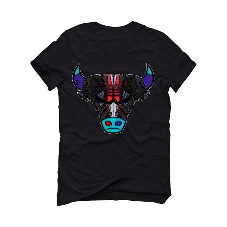 Jordan 5 Retro Top 3 2020 Black T-Shirt (Bulls head kicks) - illCurrency Sneaker Matching Apparel