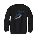 Air Jordan 11 WMNS “Midnight Navy” Black T-Shirt (SPLASH SHOE)