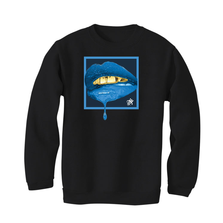Air Jordan 13 “Black UNC” Black T-Shirt (LIPSTICK)