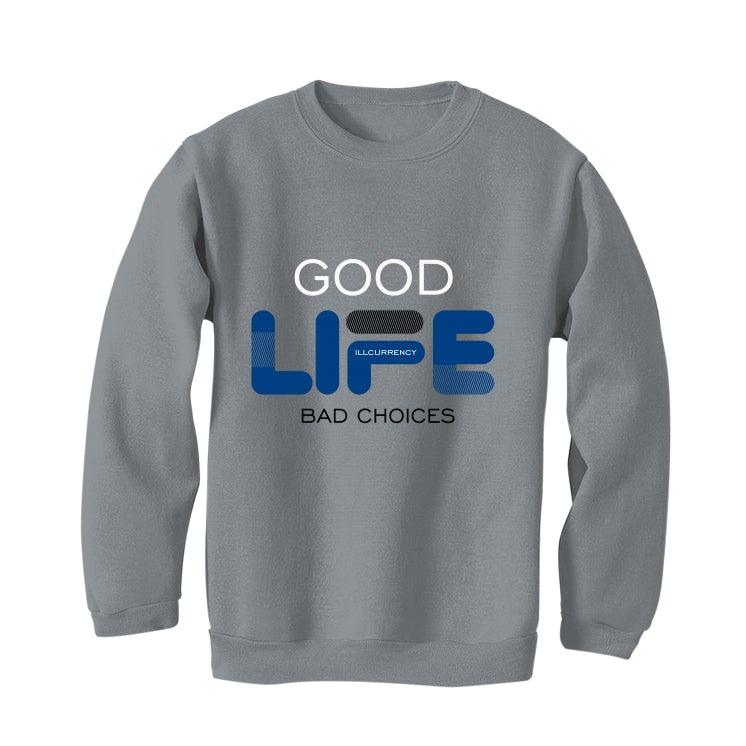 Air Jordan 3 “Racer Blue” 2021 Grey T-Shirt (Bad Choices) - illCurrency Sneaker Matching Apparel