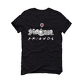 Air Jordan 9 “Particle Grey” Black T-Shirt (F R I E N D S)