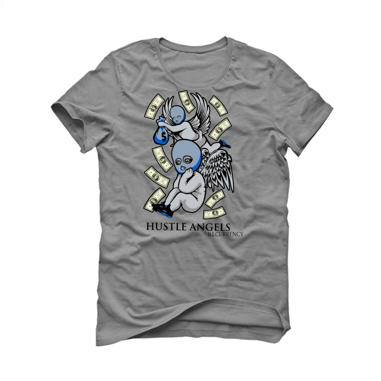 Air Jordan 5 “Racer Blue” Grey T-Shirt (angels)