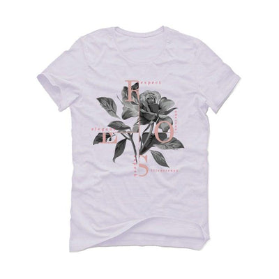 Air Jordan 3 “Rust Pink” 2021 White T-Shirt (Roses)