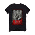 Air Jordan 4 “Red Thunder” Black T-Shirt (BLESSED FORTUNE) - illCurrency Sneaker Matching Apparel