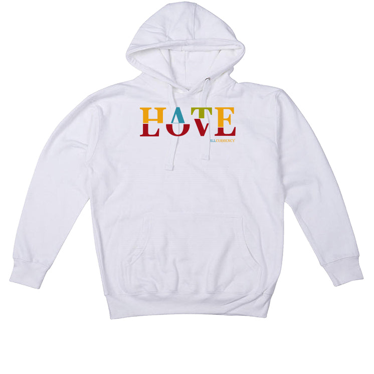FroSkate x Nike SB Dunk High "All Love No Hate" White T-Shirt (Hate Love)