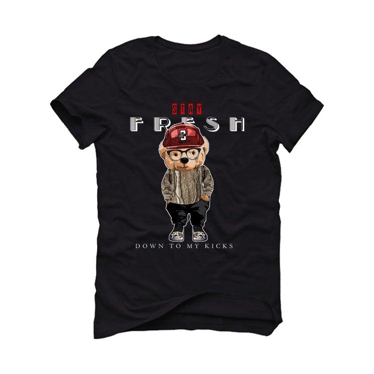 Air Jordan 11 “Animal Instinct” Black T-Shirt (Stay Fresh down to my kicks) - illCurrency Sneaker Matching Apparel
