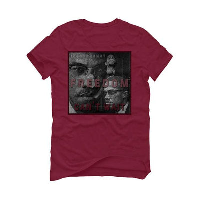 Patta x Nike Air Max 1 “Rush Maroon” Maroon T-Shirt (FREEDOM CAN'T WAIT)