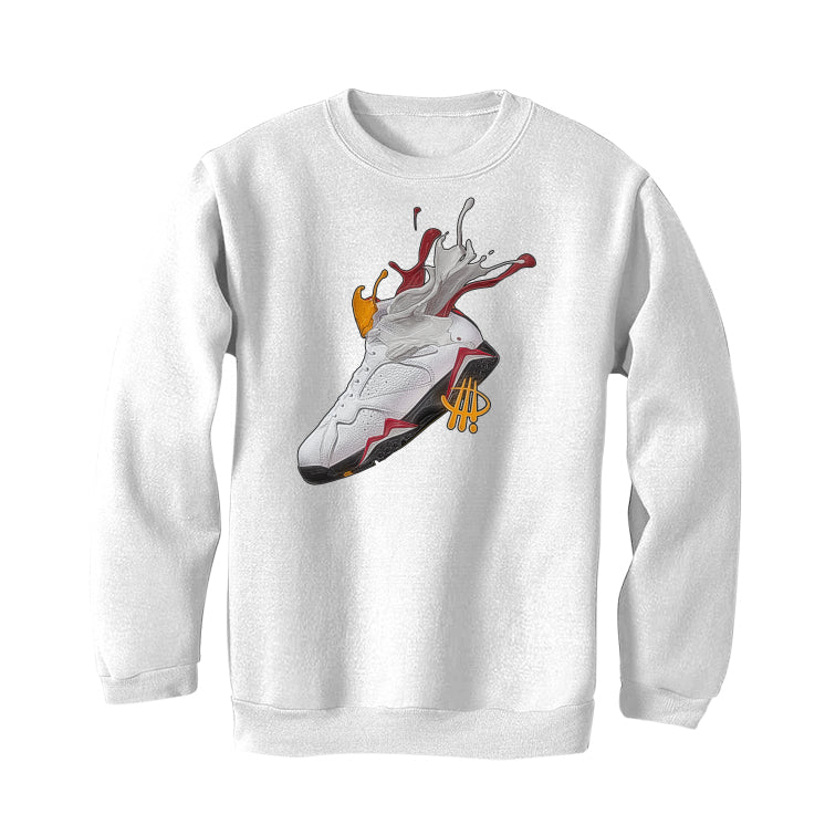 Air Jordan 7 “Cardinal” White T-Shirt (SPLASH)