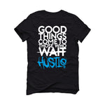Air Jordan 13 “Black UNC” Black T-Shirt (Good Things)