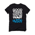 Air Jordan 13 “Black UNC” Black T-Shirt (Good Things)