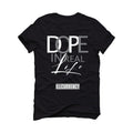 Air Jordan 6 “Metallic Silver” Black T-Shirt (DOPE)