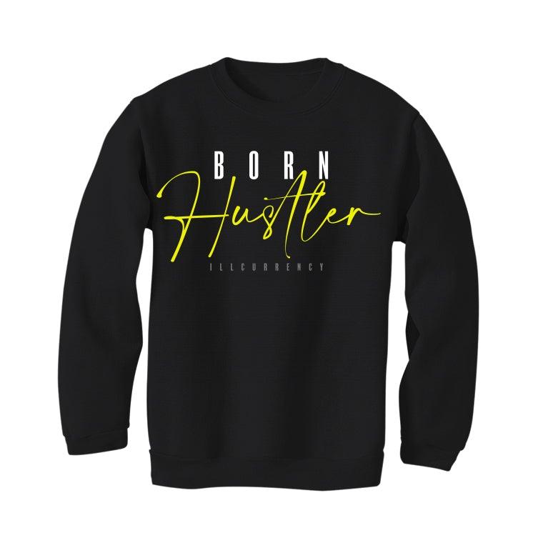 Air Jordan 4 “Lightning”2021 Black T-Shirt (Born Hustler) - illCurrency Sneaker Matching Apparel