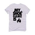 Air Jordan 1 KO Greyscale White T-Shirt (MY SHOE)