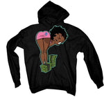 Air Jordan 13 GS Aurora Green 2020 Black T-Shirt (boo) - illCurrency Sneaker Matching Apparel
