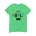 Air Jordan 5 Green Bean Synthetic Green T-Shirt (Stay humble hustle hard)