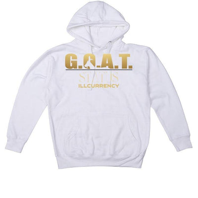 Air Jordan 1 Mid SE “Metallic Gold” 2020 White T-Shirt (GOAT STATUS QUO)