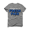 Air Jordan 1 High OG “True Blue” Grey T-Shirt (Fresh Pair)