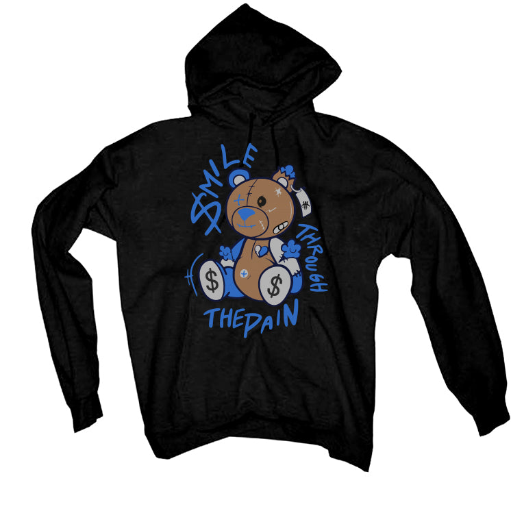 Air Jordan 1 High OG True Blue - Black T-Shirt (SMILE)