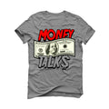 Air Jordan 9 “Particle Grey” Gray T-Shirt (MONEY TALKS)