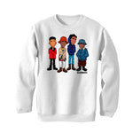 Air Jordan 9 “Particle Grey” White T-Shirt (FRIENDS)