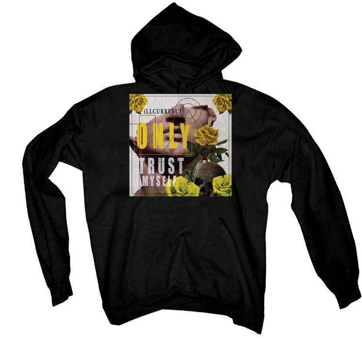 Air Jordan 4 “Lightning”2021 Black T-Shirt (ONLY TRUST MYSELF) - illCurrency Sneaker Matching Apparel