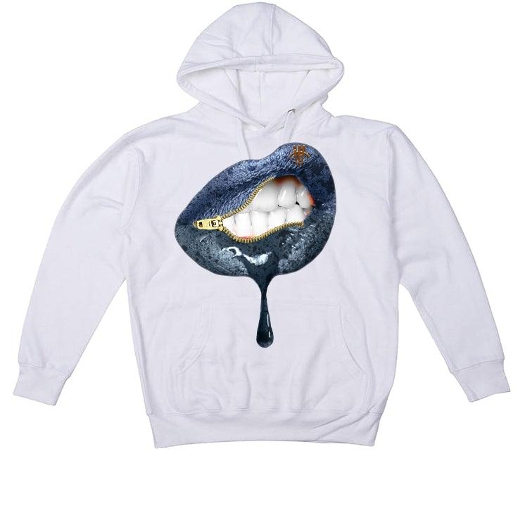 Air Jordan 6 “Washed Denim” White T-Shirt (LIPS UNSEALED) - illCurrency Sneaker Matching Apparel