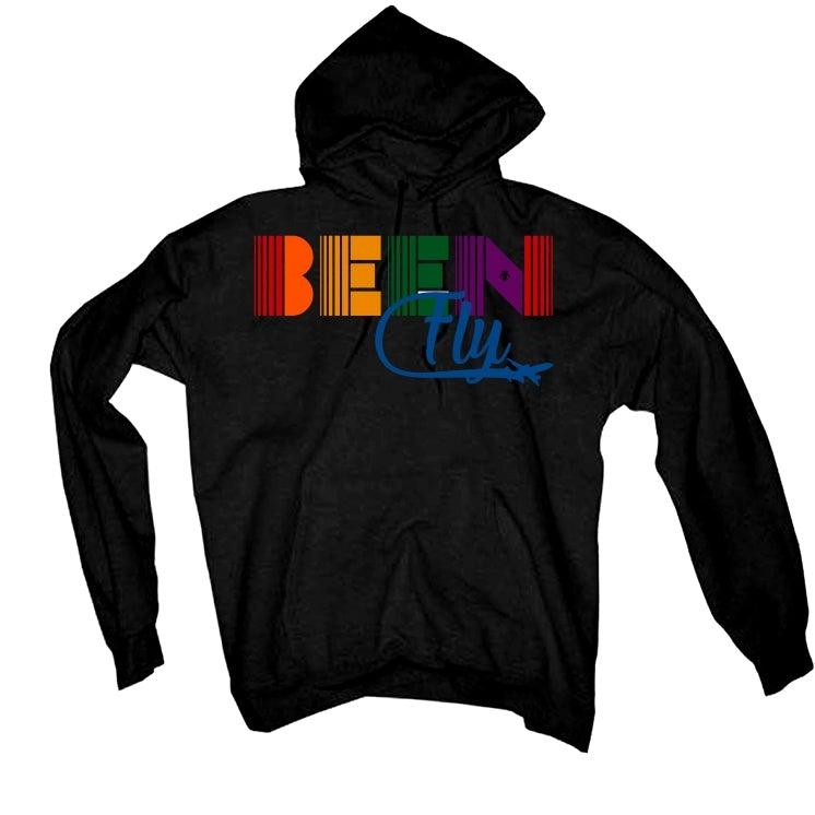 Air Jordan 2 wmns multicolor Black T-Shirt (Been Fly) - illCurrency Sneaker Matching Apparel