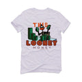 Air Jordan 3 GS “Mars Stone” White T-Shirt (Looney money)