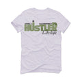 Air Jordan 4 Seafoam aka “Oil Green” - White T-Shirt (LIVING A HUSTLER LIFE STYLE)