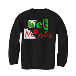 Jordan 13 Playoffs - Black T-Shirt (GET MONEY)