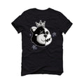 Air Jordan 1 High 85 Black White - Black T-Shirt (HALF KING BEAR)
