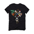 Air Jordan 1 High "Black Mocha" 2020 Black T-Shirt (goat status) - illCurrency Sneaker Matching Apparel