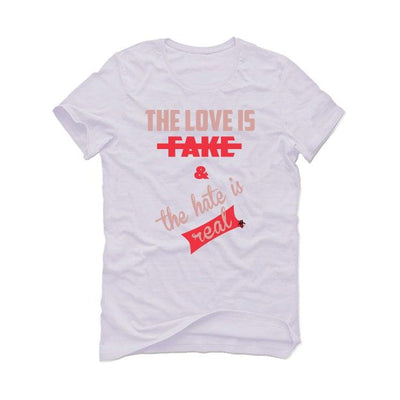 Air Jordan 3 “Rust Pink” 2021 White T-Shirt (The love is fake)