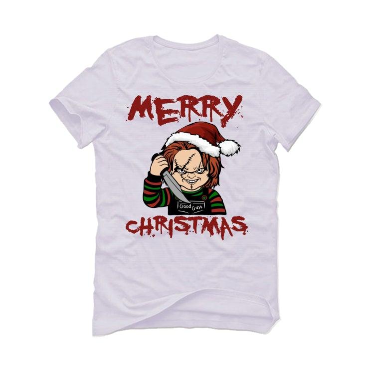 CHRISTMAS UGLY SWEATERS White T-Shirt (Chucky Christmas) - illCurrency Sneaker Matching Apparel
