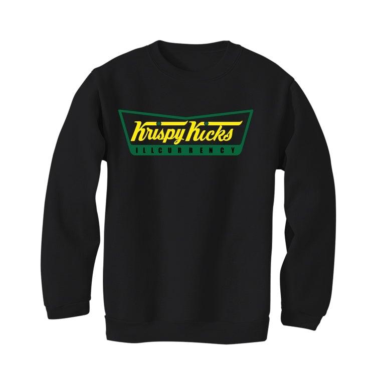 Air Jordan 5 “Oregon apple green” 2020 Black T-Shirt (Krispy Kicks) - illCurrency Sneaker Matching Apparel