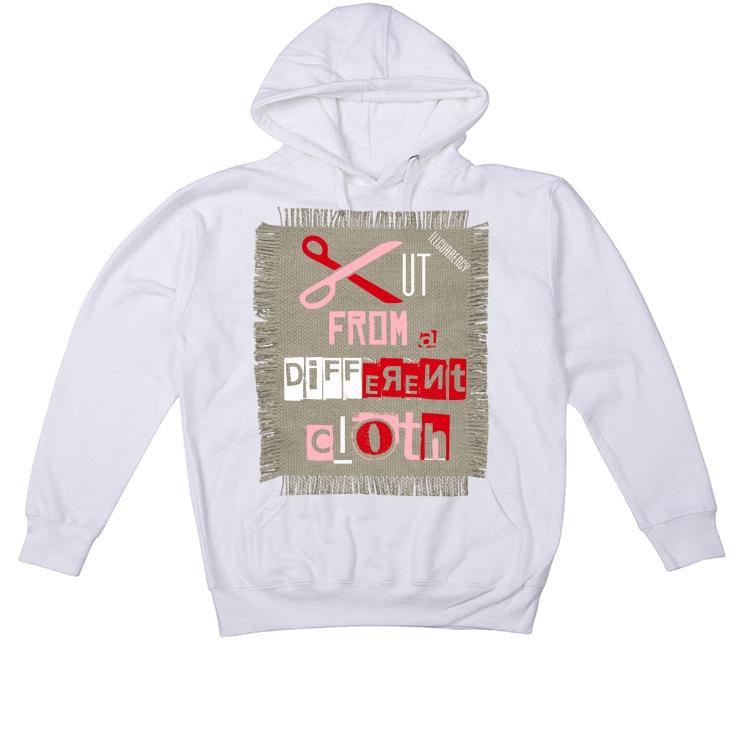 Air Jordan 5 GS Pink Foam White T-Shirt (Cut from a different cloth) - illCurrency Sneaker Matching Apparel