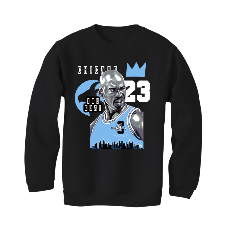 Air Jordan 13 “Black UNC” Black T-Shirt (The Goat)