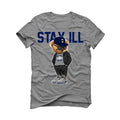 Air Jordan 6 "Georgetown" Grey T-Shirt (Stay ill Bear)